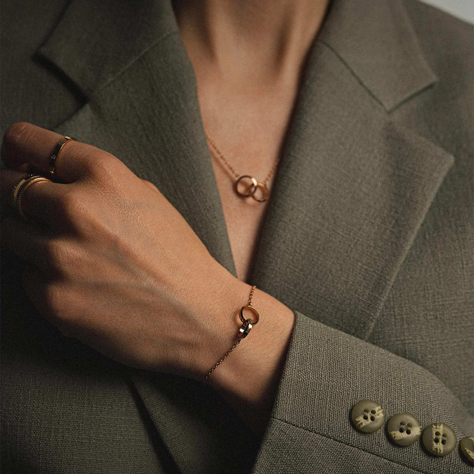 Elan Unity Bracelet Rose Gold - Image 6