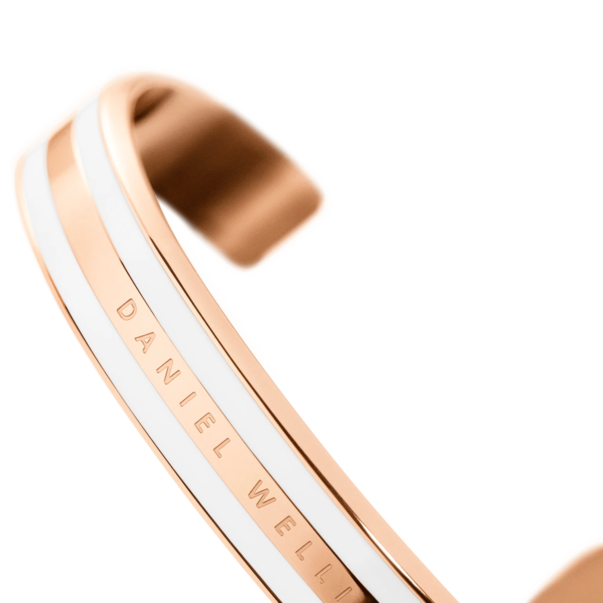 Emalie Bracelet Satin White Rose Gold - Image 7