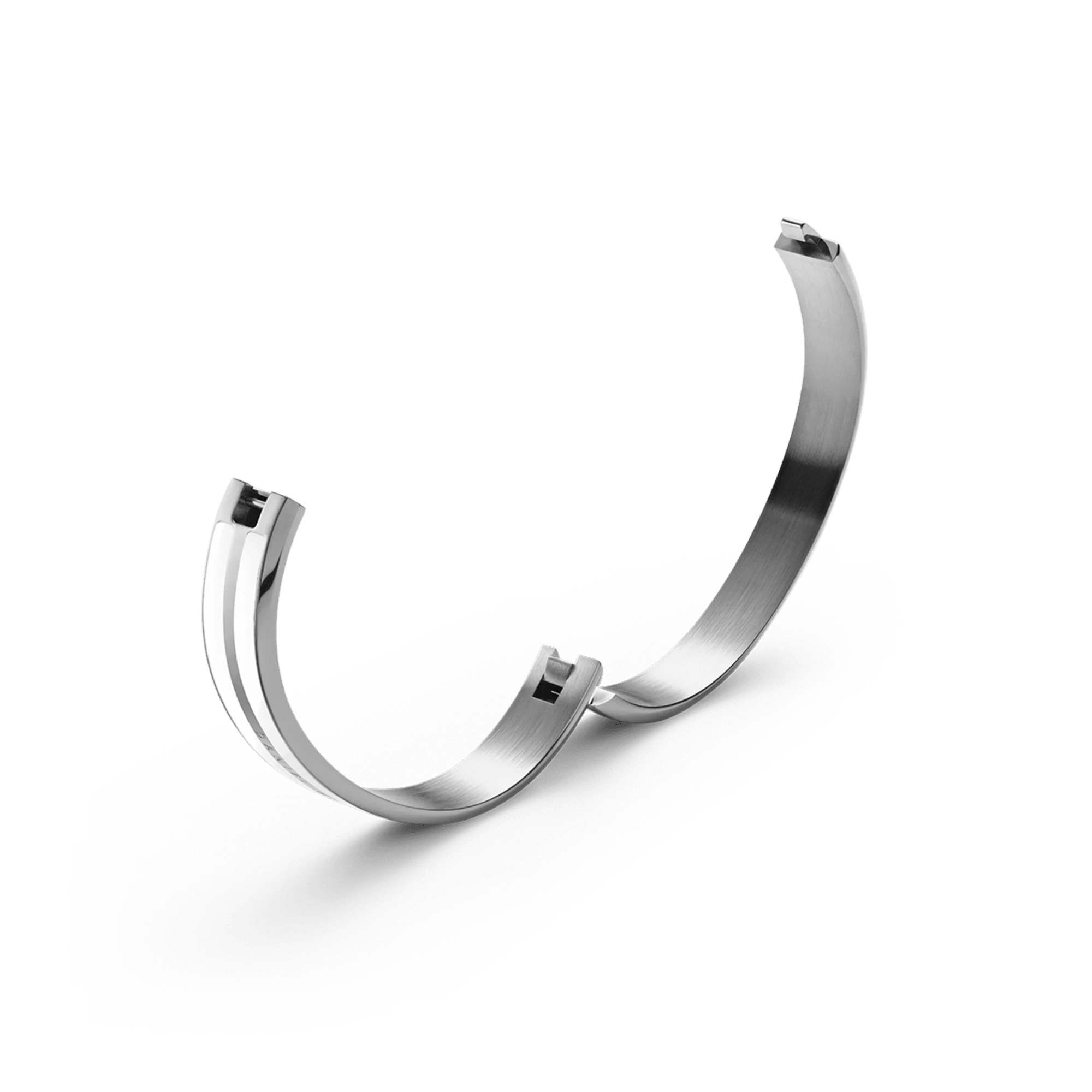 Emalie Infinite Silver Satin White - Image 5
