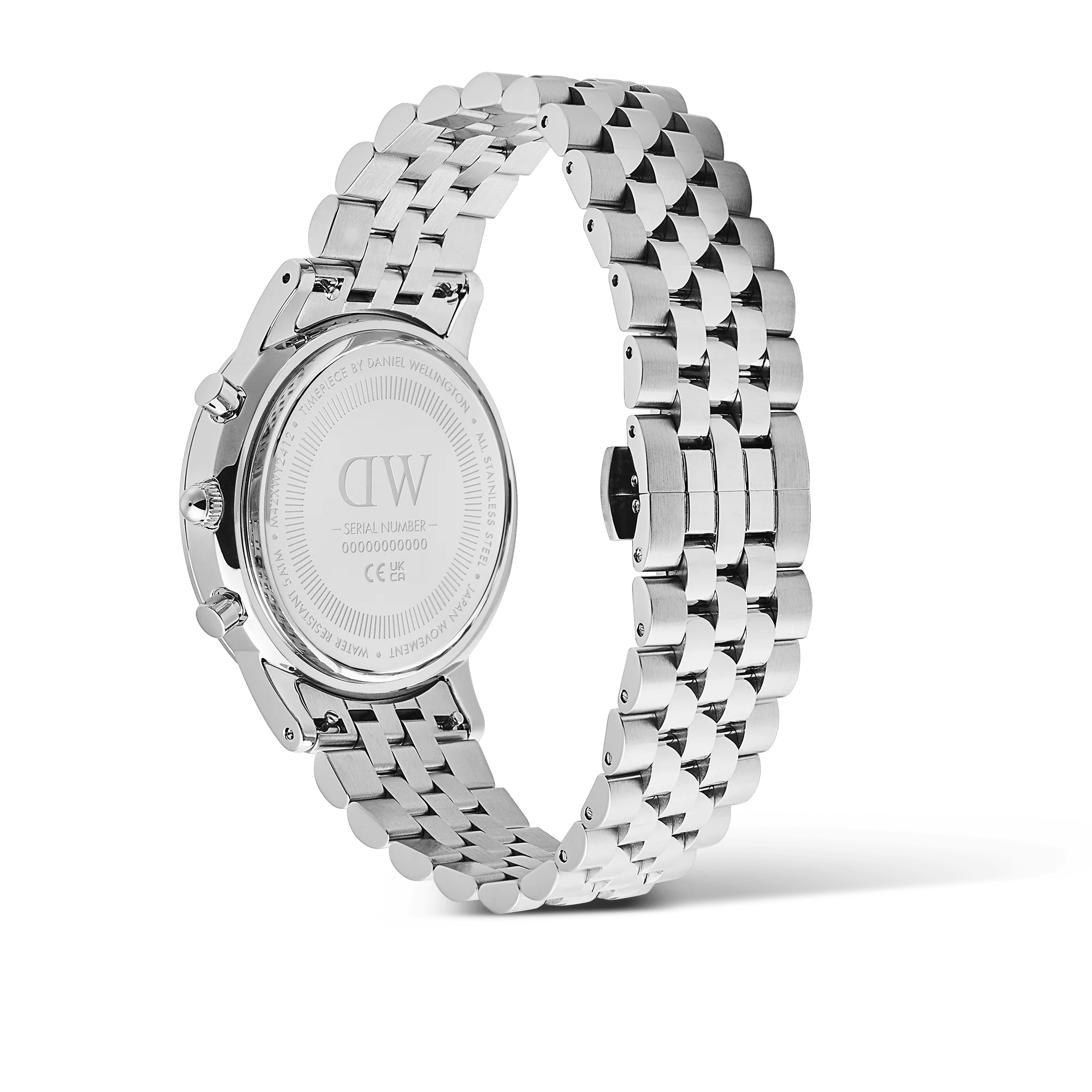 Iconic Chronograph Arch 5-Link Arctic Panda Silver - Image 5