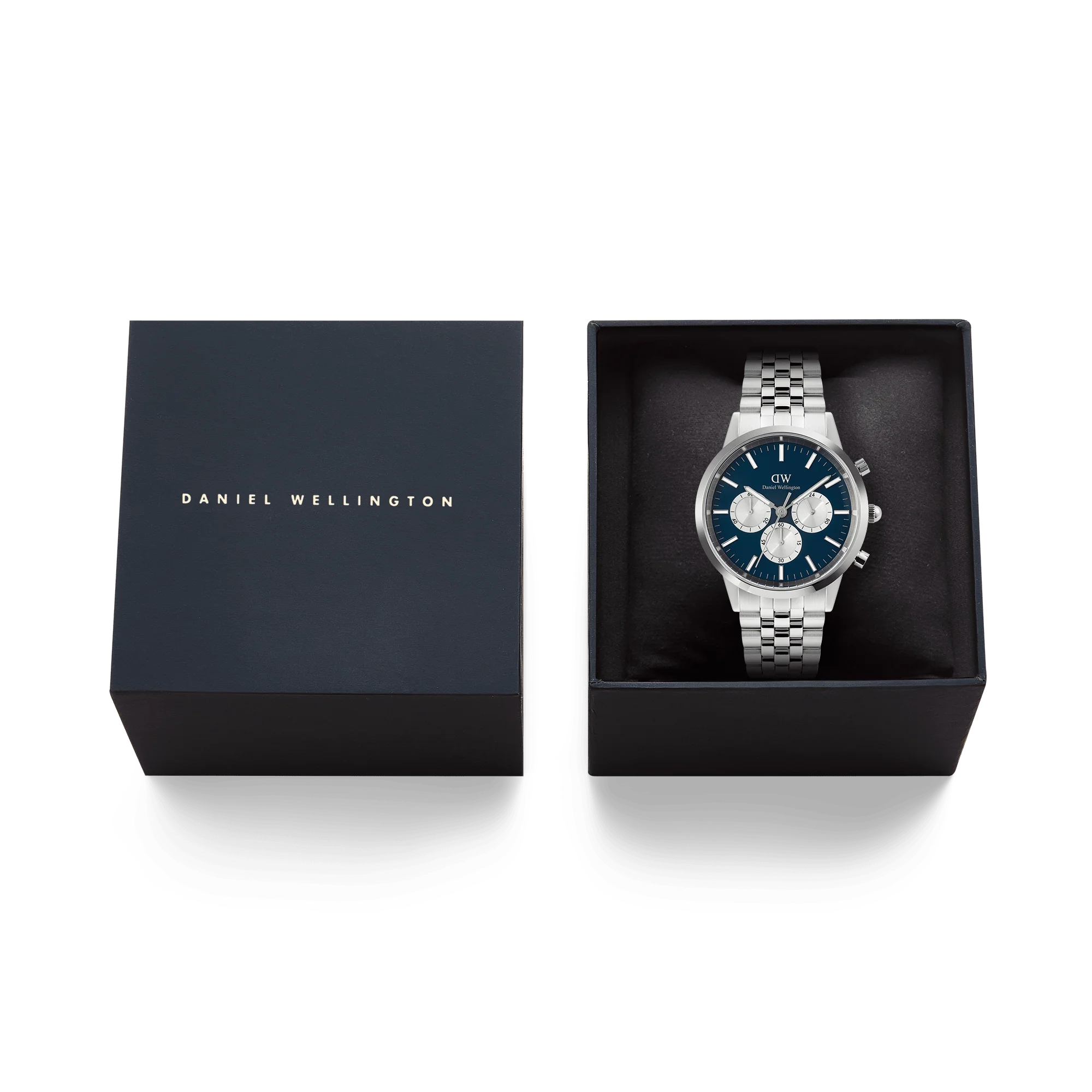Iconic Chronograph Arch 5-Link Arctic Panda Silver - Image 6