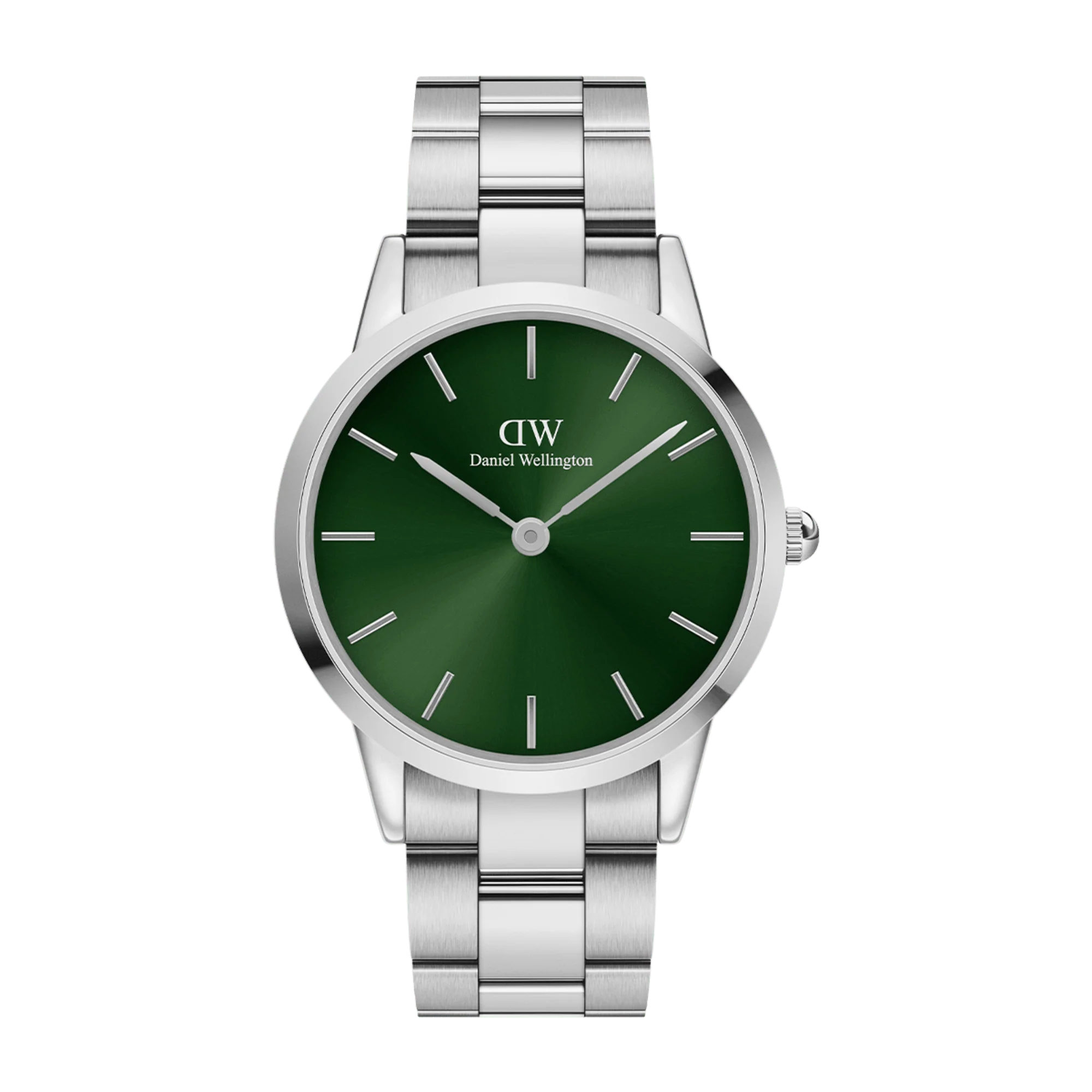 Iconic Link Emerald Green Silver