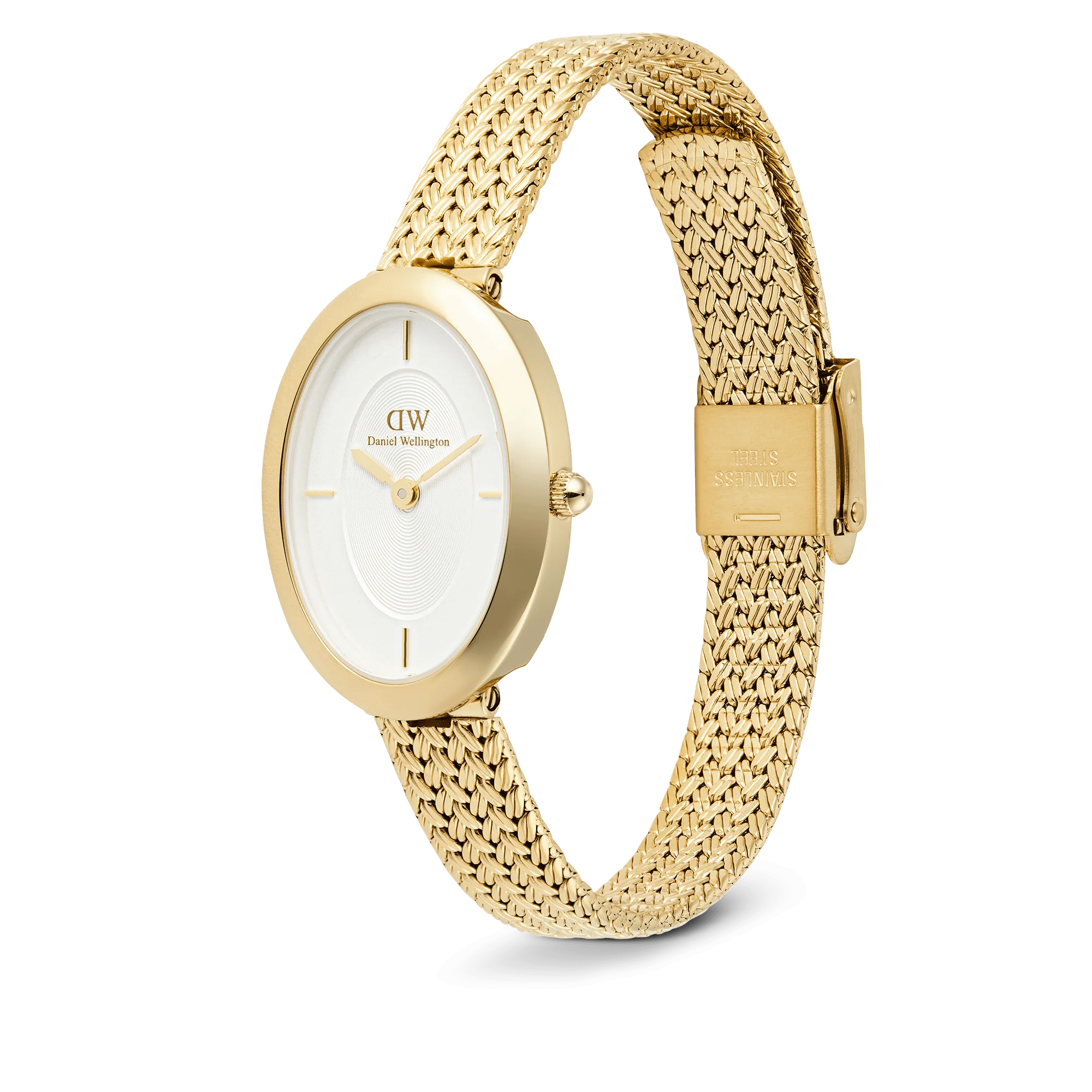 Juliette Braided Mesh White Sunray Gold - Image 3