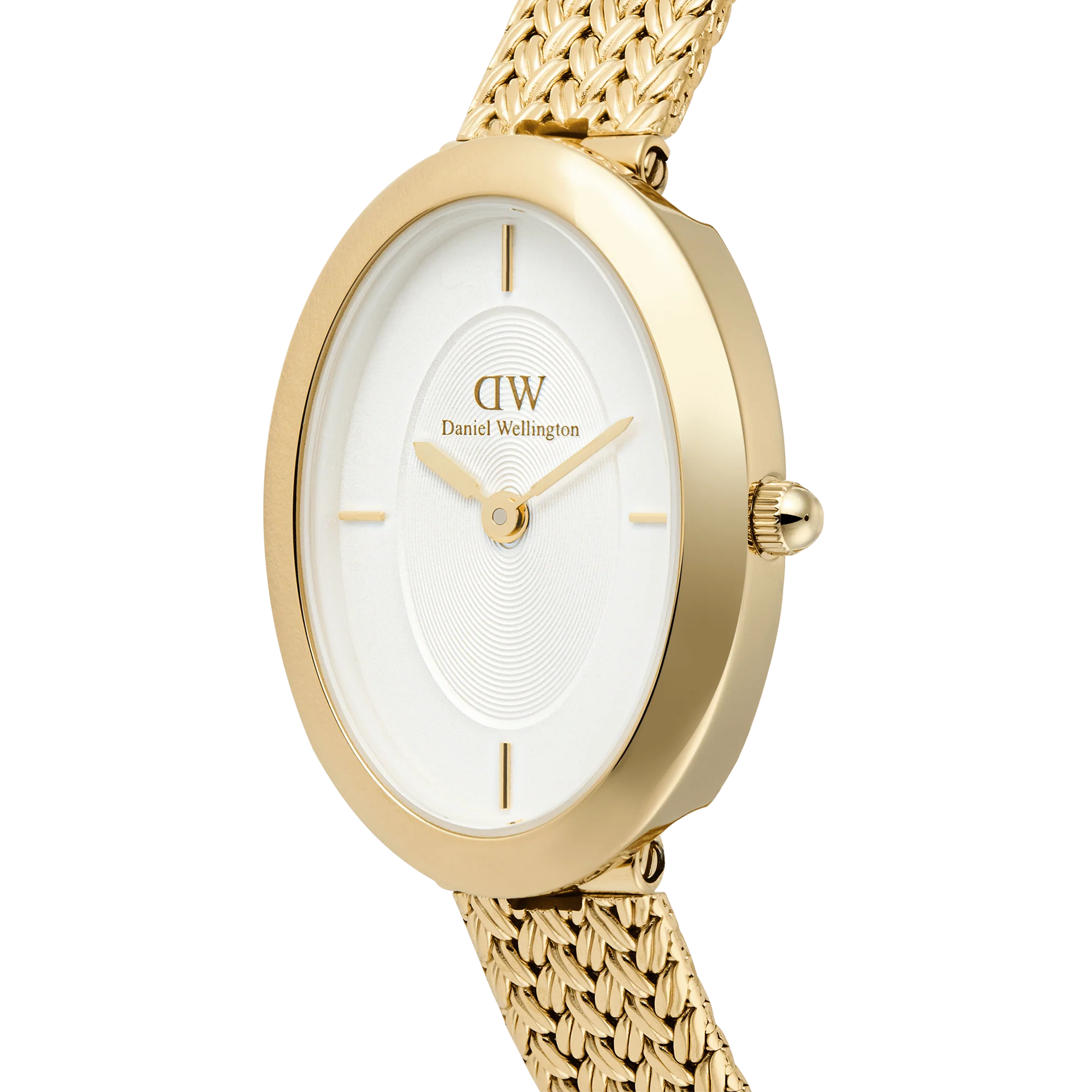 Juliette Braided Mesh White Sunray Gold - Image 4