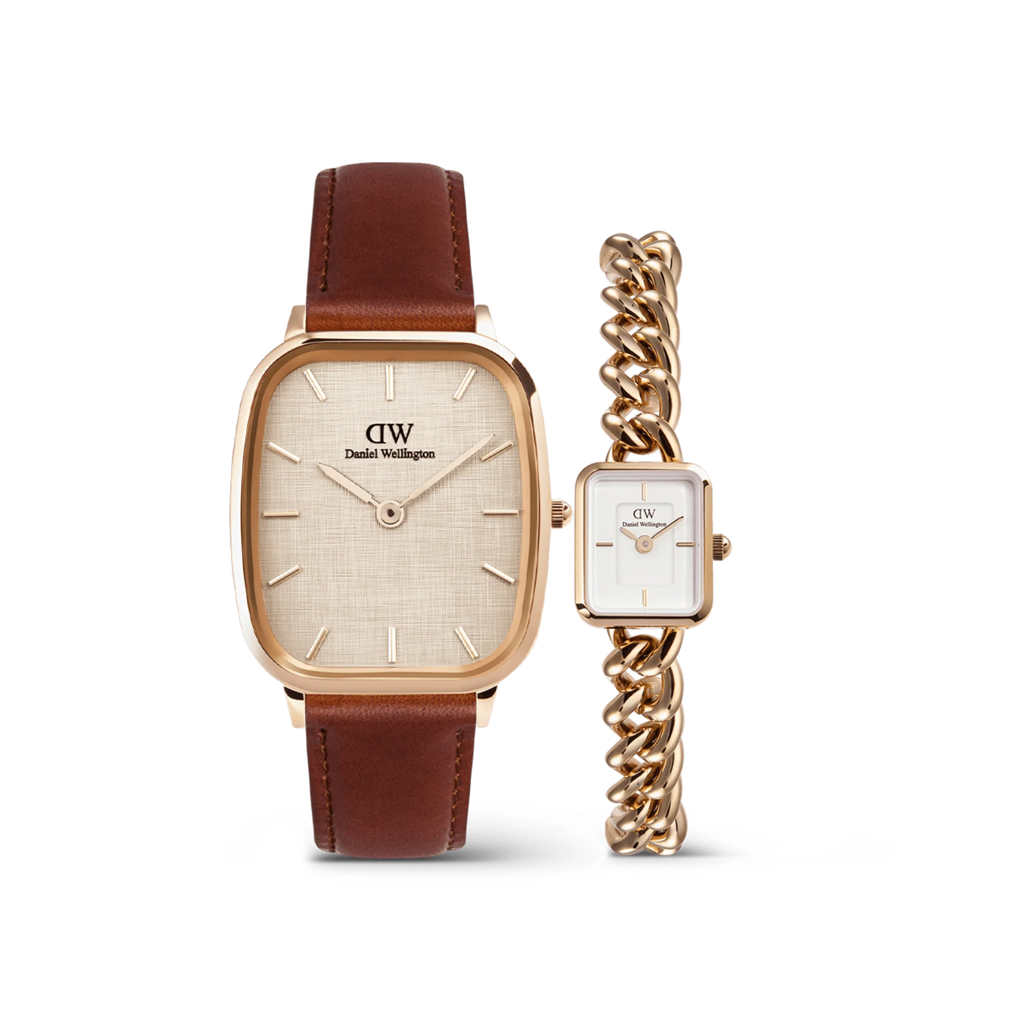 Marlon & Jolie Chain Rose Gold Set