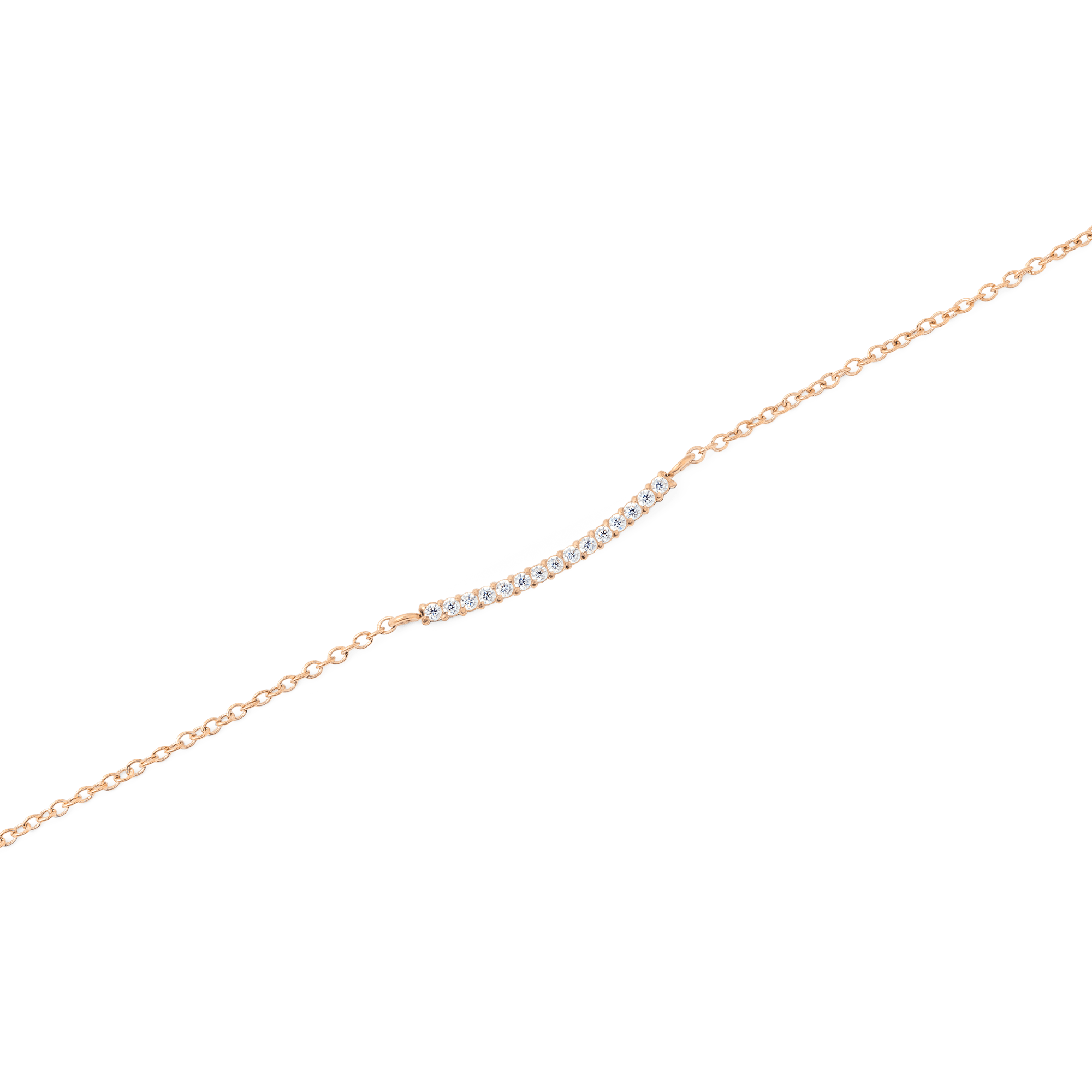 Mirelle Eternity Necklace Rose Gold - Image 3