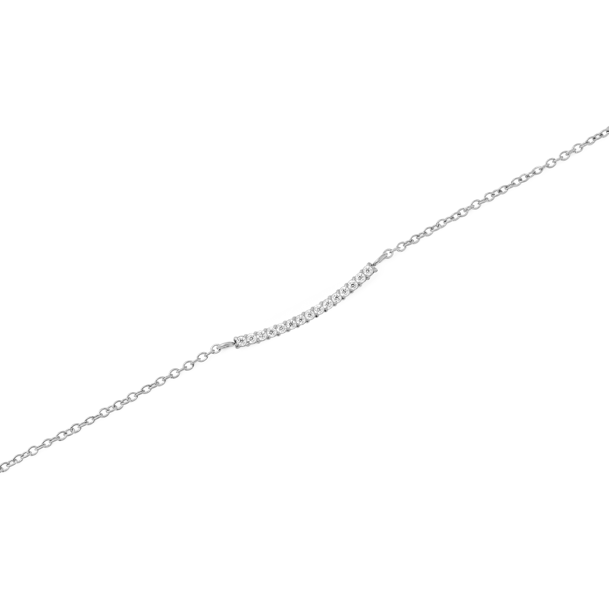 Mirelle Eternity Necklace Silver - Image 3