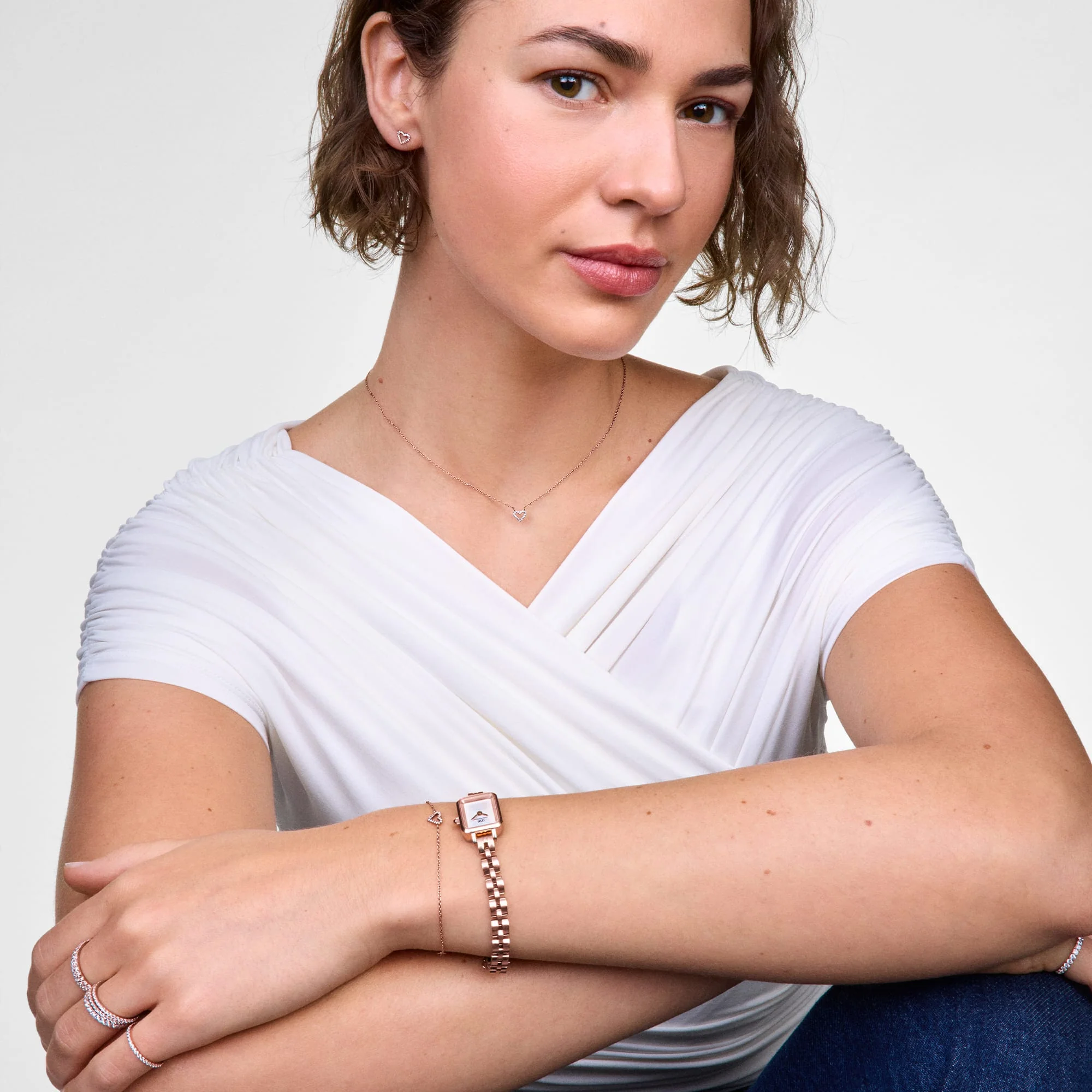 Mirelle Heart Bracelet Gold - Image 2
