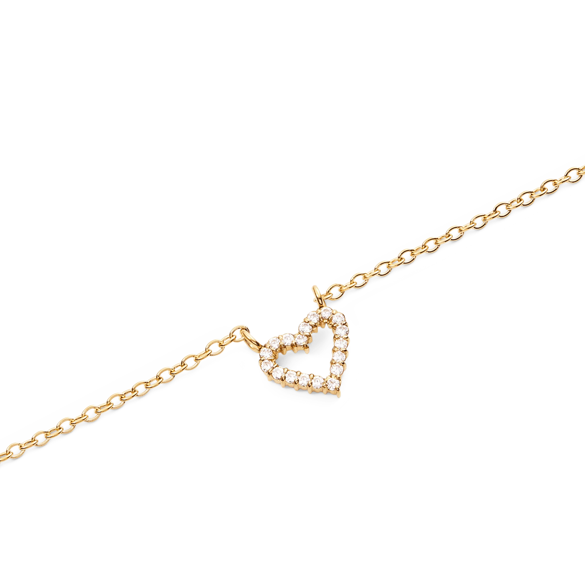Mirelle Heart Necklace Gold - Image 2
