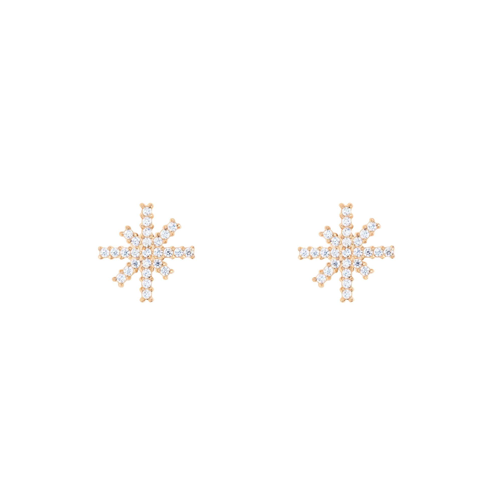 Mirelle Star Earrings Rose Gold