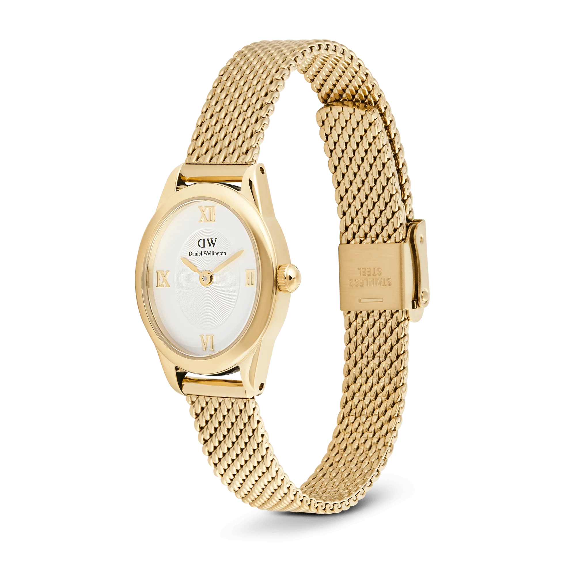 Ophelia Mini Mesh White Gold - Image 4