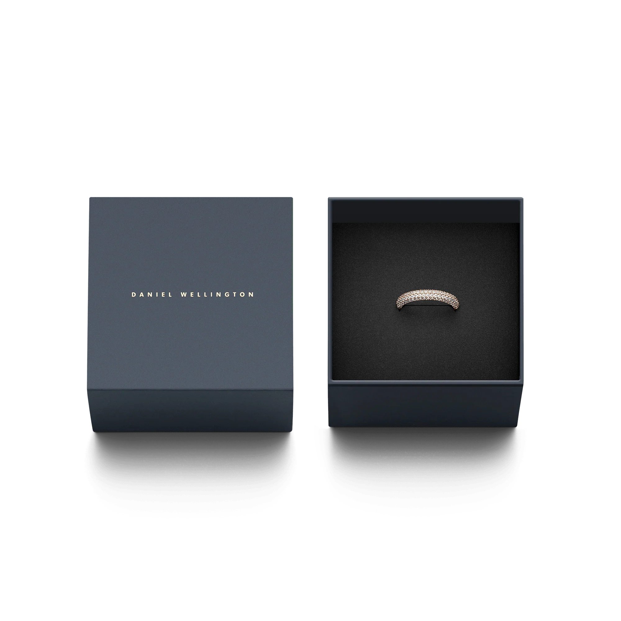 Pavé Crystal Ring Rose Gold - Image 4