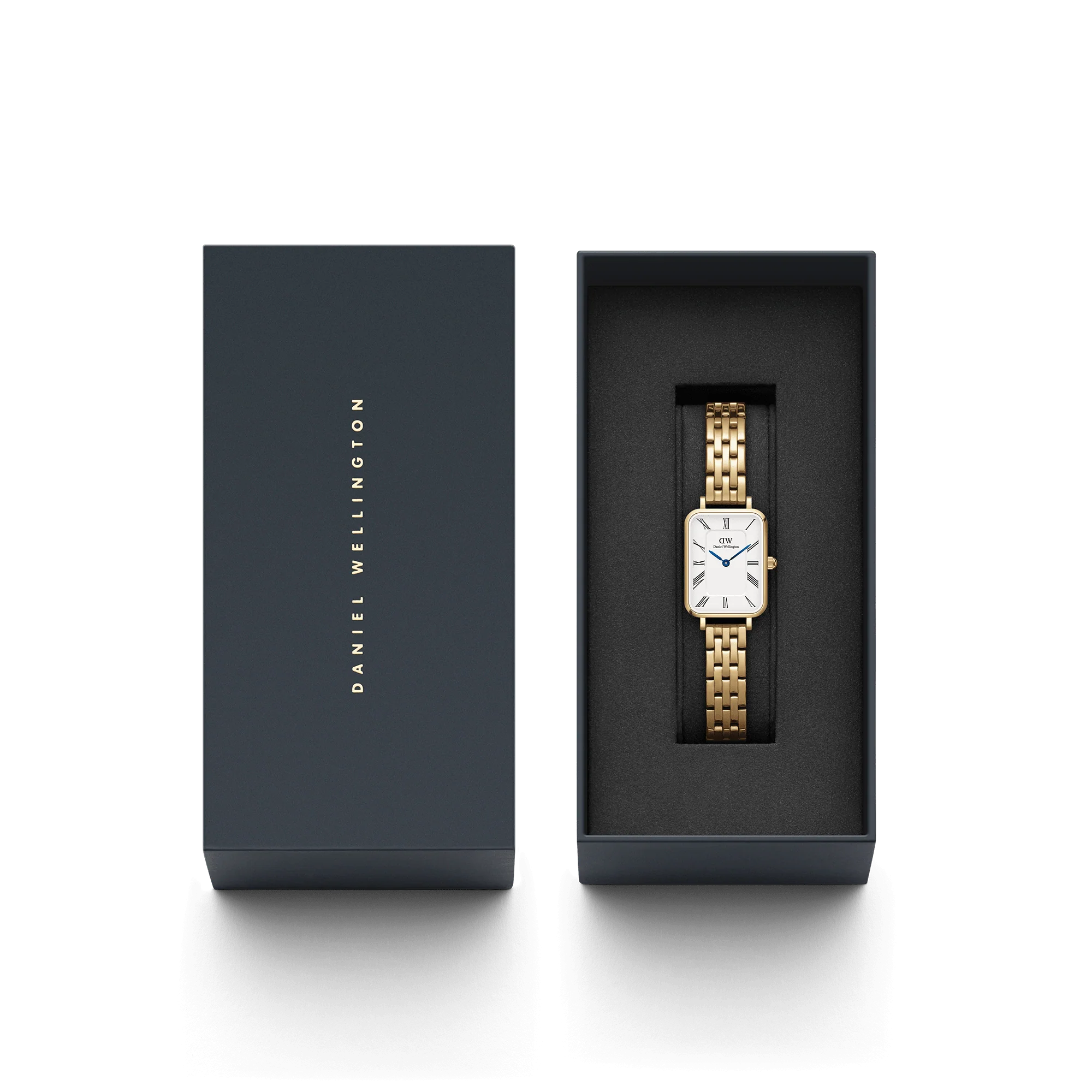 Quadro Roman Numerals 5-Link Gold - Image 5