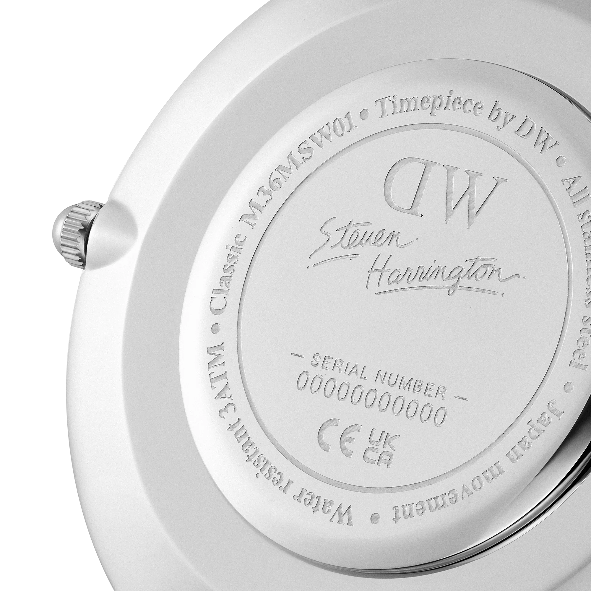 Steven Harrington x DW SET: Bristol BW dial & Strap Silver - Image 5