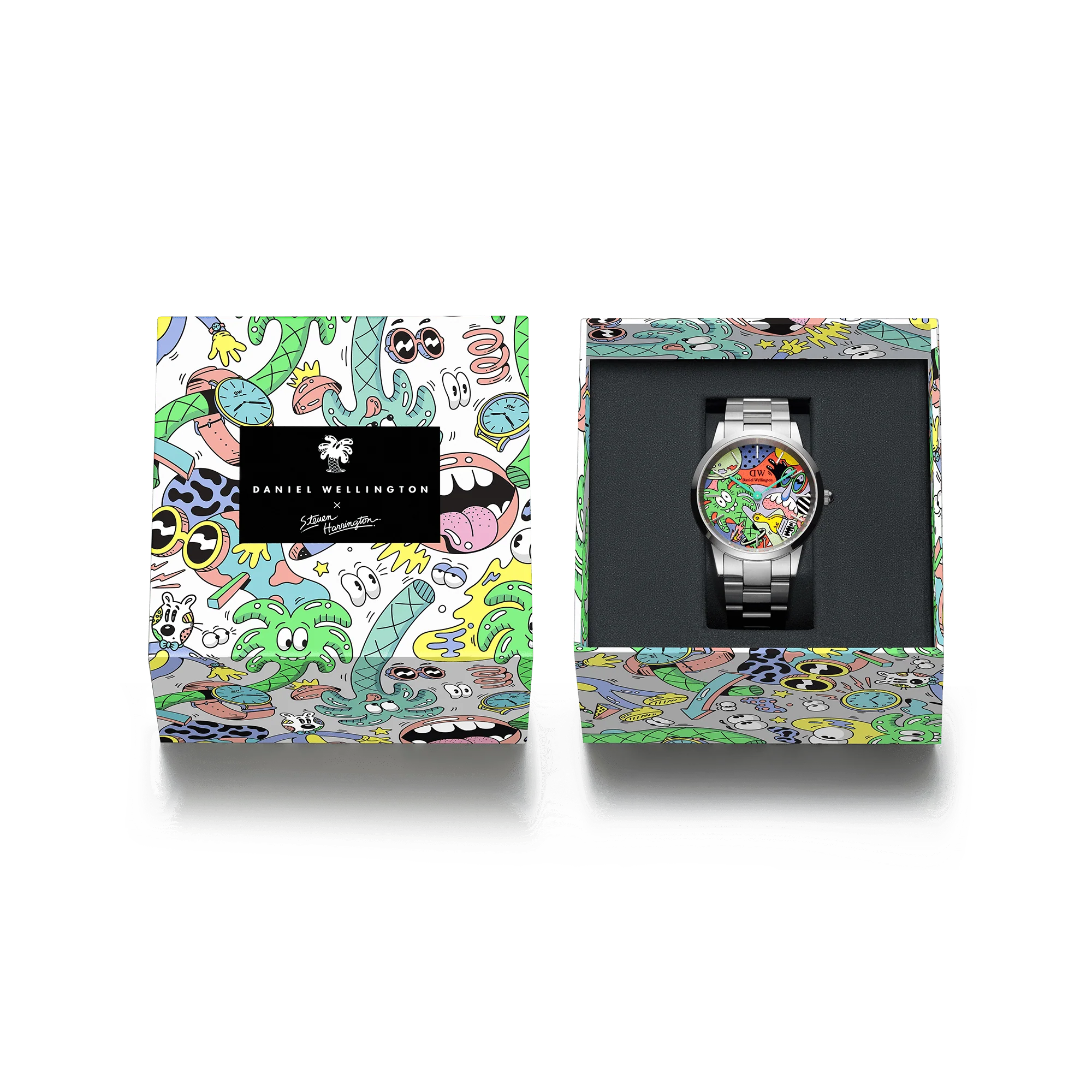 Steven Harrington x DW SET: Iconic Link Multicolor Silver - Image 5
